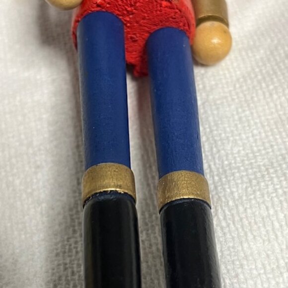 Christmas Wooden Table Nutcracker Style Decor Soldier Holiday 8.75"Tall - Picture 12 of 16